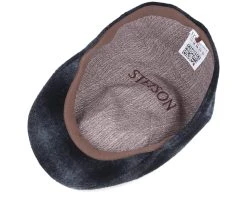 Texas Wool Check Navy Flat Cap - Stetson 8 Texas Wool Check Navy Flat Cap - Stetson -Fashion Hat Discount Store 4063633068836 4