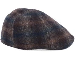 Texas Wool Check Brown Flat Cap - Stetson 7 Texas Wool Check Brown Flat Cap - Stetson -Fashion Hat Discount Store 4063633068867 3