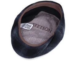 Kent Ef Wool Check Navy Earflap Flat Cap - Stetson 9 Kent Ef Wool Check Navy Earflap Flat Cap - Stetson -Fashion Hat Discount Store 4063633068911 4