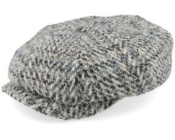 Fashion Hat Discount Store 17 Hatteras Virgin Wool Grey Flat Cap - Stetson