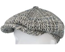 Hatteras Virgin Wool Grey Flat Cap - Stetson -Fashion Hat Discount Store 4063633071799 5