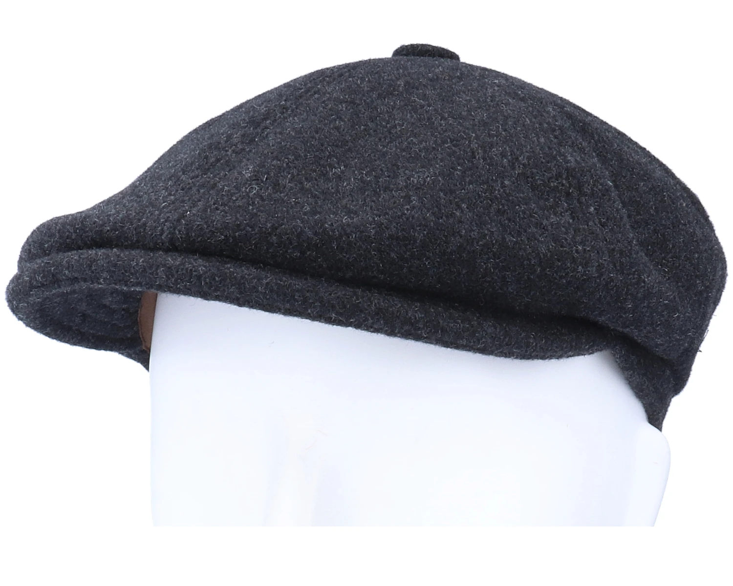 6-Panel Cap Wool/Cashmere Black Flat Cap - Stetson 5 6-Panel Cap Wool/Cashmere Black Flat Cap - Stetson - Image 5
