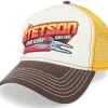 Hard Work White/Yellow/Brown Trucker - Stetson