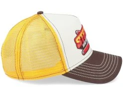Hard Work White/Yellow/Brown Trucker - Stetson -Fashion Hat Discount Store 4063633076442 3