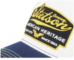 American Heritage White/Navy Trucker - Stetson -Fashion Hat Discount Store 4063633077630 6