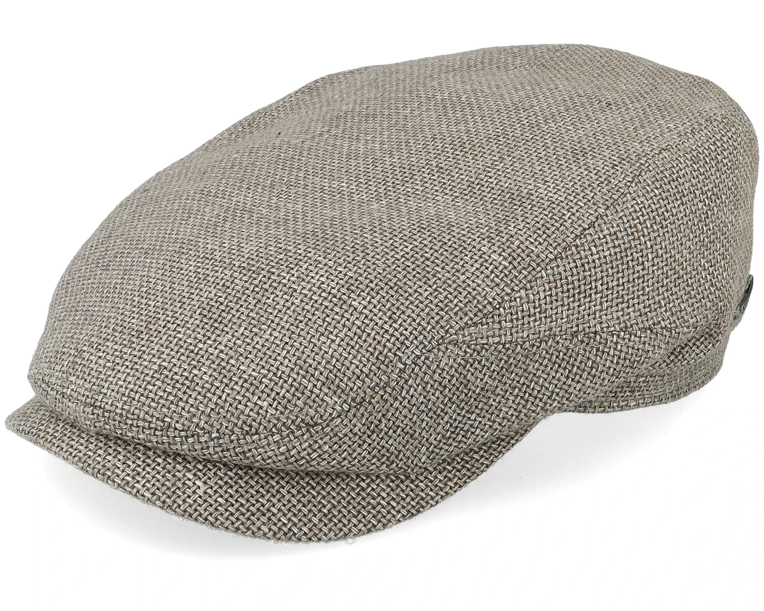 Driver Cap Virgin Wool/Linen Light Grey Flat Cap - Stetson 1 Driver Cap Virgin Wool/Linen Light Grey Flat Cap - Stetson
