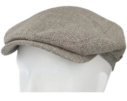 Driver Cap Virgin Wool/Linen Light Grey Flat Cap - Stetson 8 Driver Cap Virgin Wool/Linen Light Grey Flat Cap - Stetson -Fashion Hat Discount Store 4063633079238 4