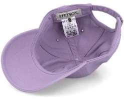 Baseball Cap Cotton Lilac Dad Cap - Stetson -Fashion Hat Discount Store 4063633079528 5