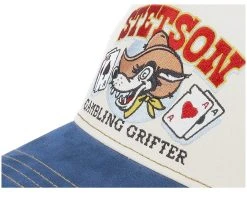 Gambling Grifter Beige Trucker - Stetson -Fashion Hat Discount Store 4063633080005 6