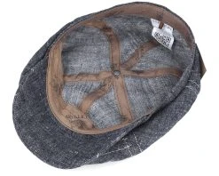 6-Panel Cap Linen/Silk Denim Flat Cap - Stetson -Fashion Hat Discount Store 4063633081194 4