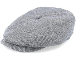 Hatteras Jersey Grey Flat Cap - Stetson