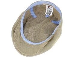 Kent Cotton/Linen Tan Flat Cap - Stetson -Fashion Hat Discount Store 4063633084348 4