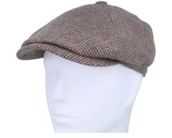 6-Panel Cap Virgin Wool/Linen Beige/Red/Blue Flat Cap - Stetson -Fashion Hat Discount Store 4063633084591 5