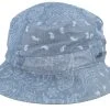 Cotton/Linen Blue Bucket - Stetson