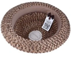 Player Palm Brown Straw Hat - Stetson -Fashion Hat Discount Store 4063633085970 4