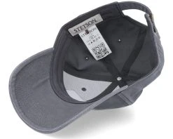 Baseball Cap Cotton Grey Adjustable - Stetson -Fashion Hat Discount Store 4063633086533 4