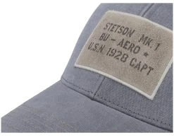 Baseball Cap Cotton Grey Adjustable - Stetson -Fashion Hat Discount Store 4063633086533 5