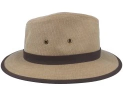 Cotton Khaki Traveller - Stetson -Fashion Hat Discount Store 4063633087547 3