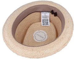 Diamond Raffia Natural Straw Hat - Stetson -Fashion Hat Discount Store 4063633088551 4