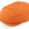 6-panel Cap Cotton Twill Orange Flatcap - Stetson