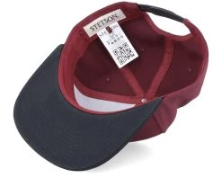 Baseball Cap Toothpick Rebel Maroon/Black Snapback - Stetson -Fashion Hat Discount Store 4063633089169 5