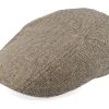 Ivy Silk/Cotton Tan Flat Cap - Stetson