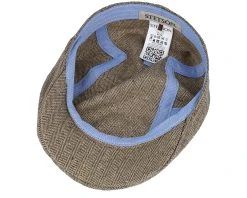 Ivy Silk/Cotton Tan Flat Cap - Stetson 8 Ivy Silk/Cotton Tan Flat Cap - Stetson -Fashion Hat Discount Store 4063633089305 4