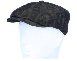 Hatteras Outdoor Olive/Black Flat Cap - Stetson -Fashion Hat Discount Store 4063633089428 5