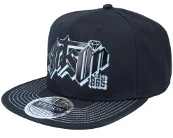 Baseball Cap Diamond Black Snapback - Stetson