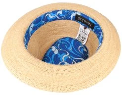 Player Crochet Straw Hat - Stetson -Fashion Hat Discount Store 4063633091100 4