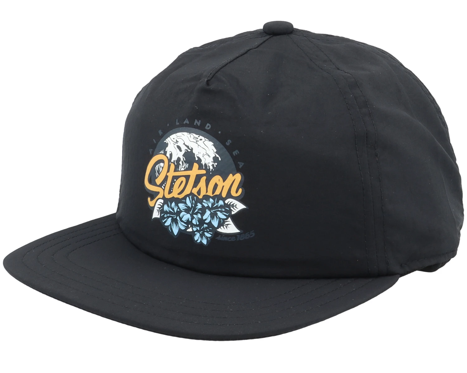 Baseball Cap Fast Dry Black Snapback - Stetson 1 Baseball Cap Fast Dry Black Snapback - Stetson