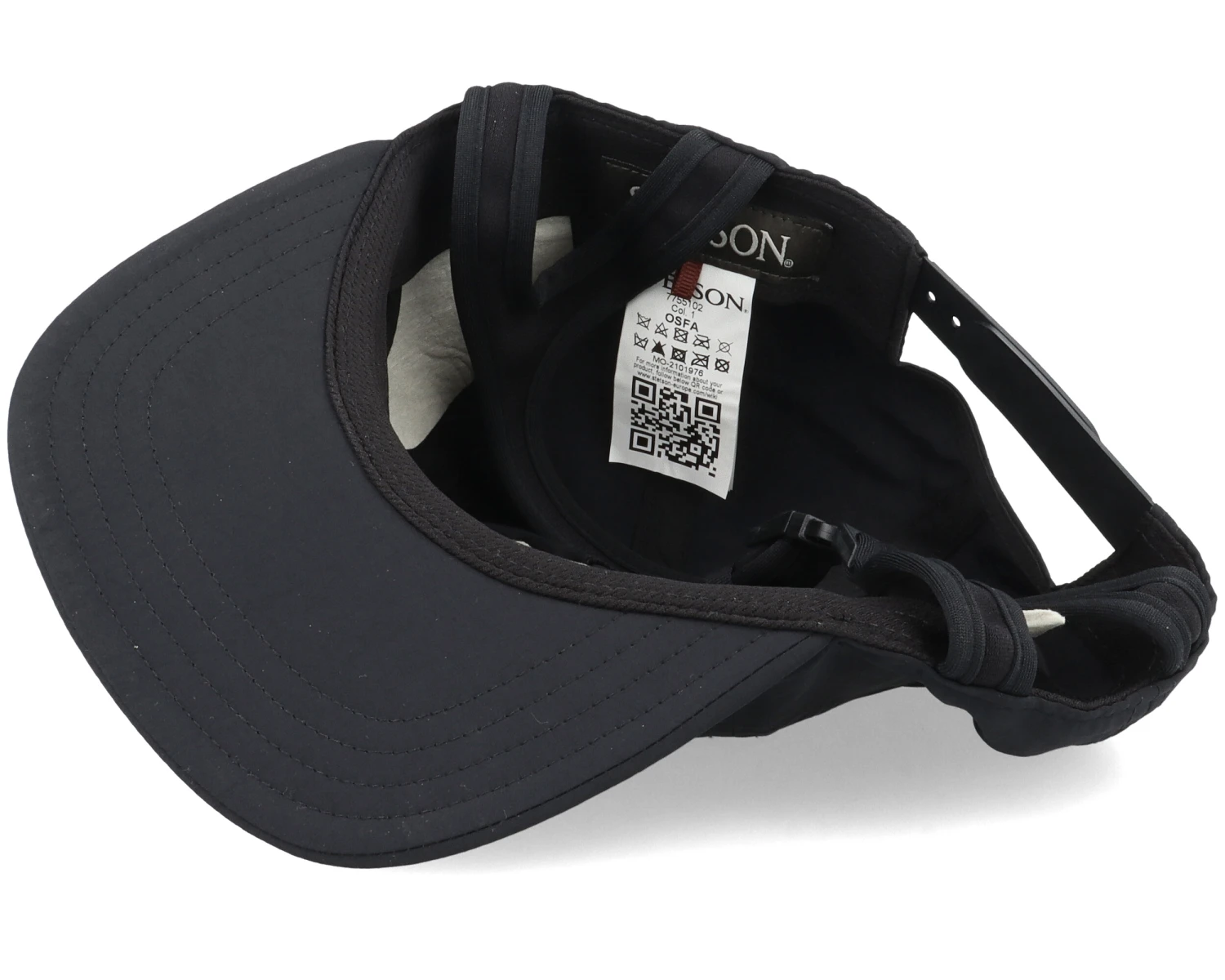 Baseball Cap Fast Dry Black Snapback - Stetson 5 Baseball Cap Fast Dry Black Snapback - Stetson - Image 5