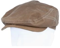 Driver Cap Waxed Brown Flat Cap - Stetson -Fashion Hat Discount Store 4063633091940 5