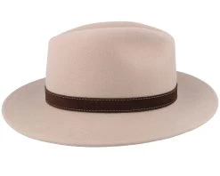 Woolfelt Beige Traveller - Stetson -Fashion Hat Discount Store 4063633094323 3