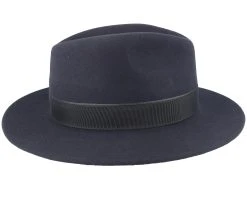 Traveller Woolfelt Navy Fedora - Stetson -Fashion Hat Discount Store 4063633094415 3