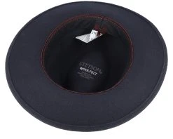 Traveller Woolfelt Navy Fedora - Stetson -Fashion Hat Discount Store 4063633094415 4