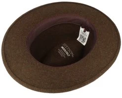 Woolfelt Mix Brown Traveller - Stetson -Fashion Hat Discount Store 4063633094989 4