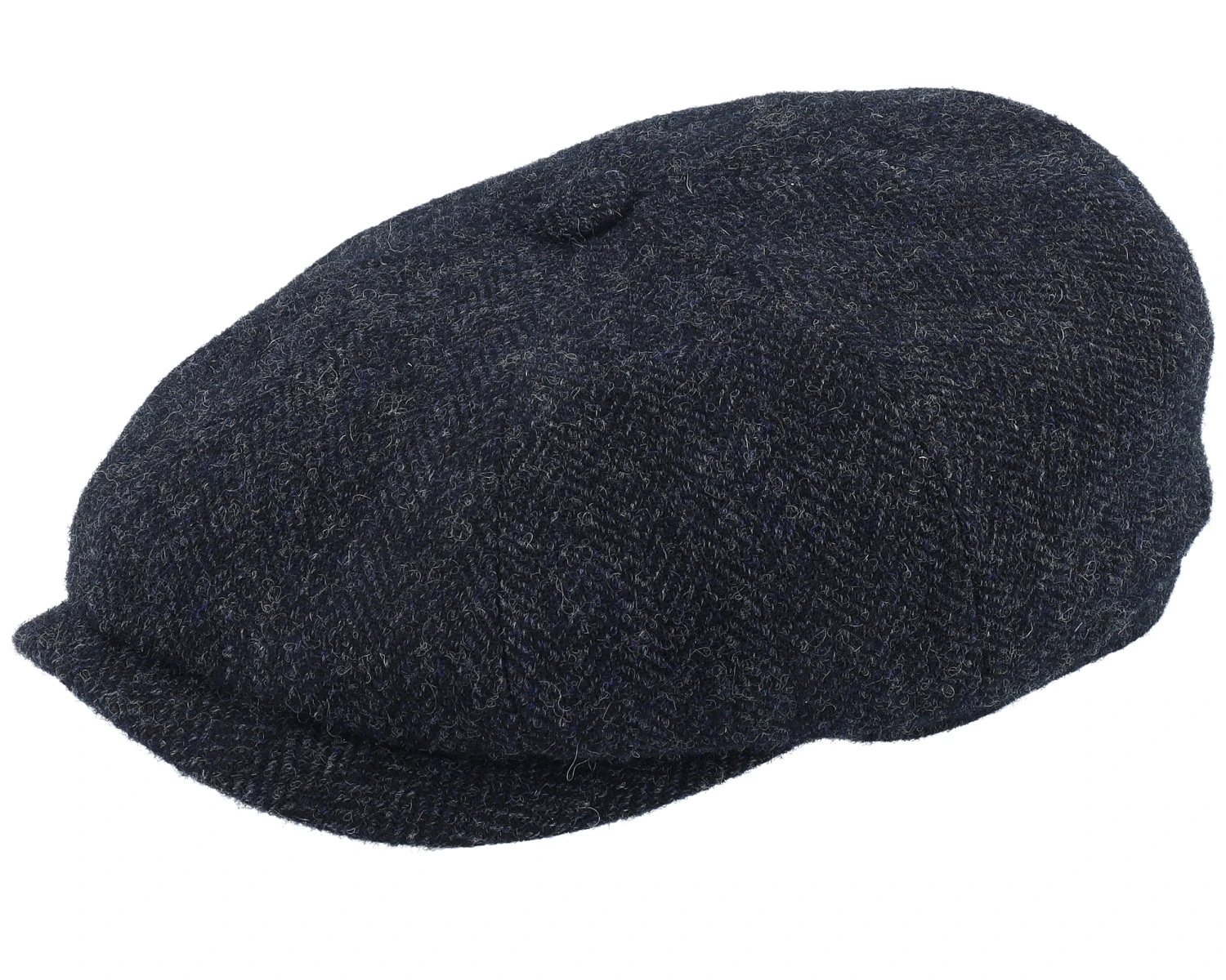 Hatteras Wool Herringbone Heather Black Flexfit - Stetson 1 Hatteras Wool Herringbone Heather Black Flexfit - Stetson
