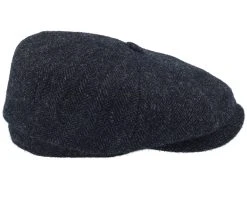 Hatteras Wool Herringbone Heather Black Flexfit - Stetson 7 Hatteras Wool Herringbone Heather Black Flexfit - Stetson -Fashion Hat Discount Store 4063633097232 3