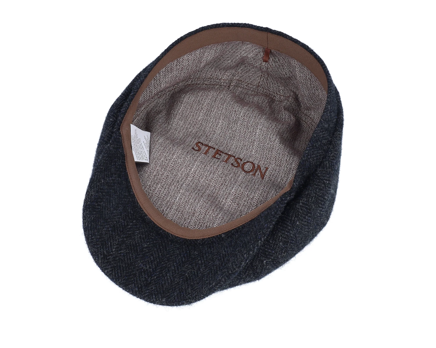Hatteras Wool Herringbone Heather Black Flexfit - Stetson 4 Hatteras Wool Herringbone Heather Black Flexfit - Stetson - Image 4