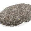 Kent Herringbone Grey Flat Cap - Stetson