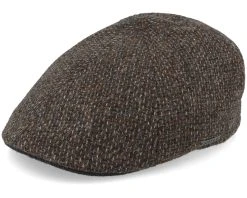 Texas 1 Wool Brown Flat Cap - Stetson