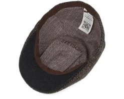 Texas 1 Wool Brown Flat Cap - Stetson -Fashion Hat Discount Store 4063633098123 4