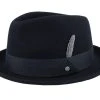 Player Woolfelt 1 Black Fedora - Stetson