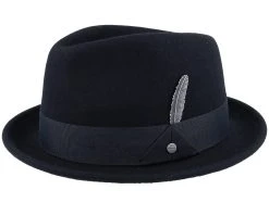 Player Woolfelt 1 Black Fedora - Stetson