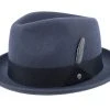 Player Woolfelt Dark Grey Fedora - Stetson
