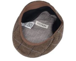 Kent Wool Ef Brown Earflap Flatcap - Stetson -Fashion Hat Discount Store 4063633101007 4