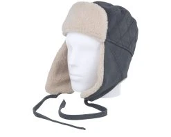 Bomber Cap Calf Split Grey Trapper - Stetson 5 Bomber Cap Calf Split Grey Trapper - Stetson -Fashion Hat Discount Store 4063633101366 3