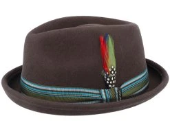 Player 1 Woolfelt Brown Fedora - Stetson