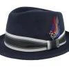 Woolfelt 1 Navy Trilby - Stetson